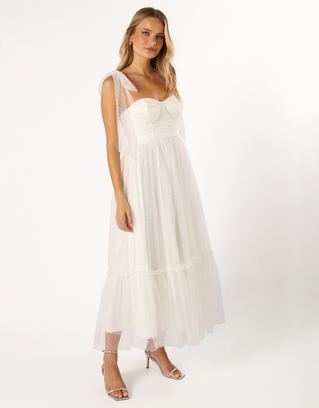 Petal & Pup - Floret Midi Dress - Off White