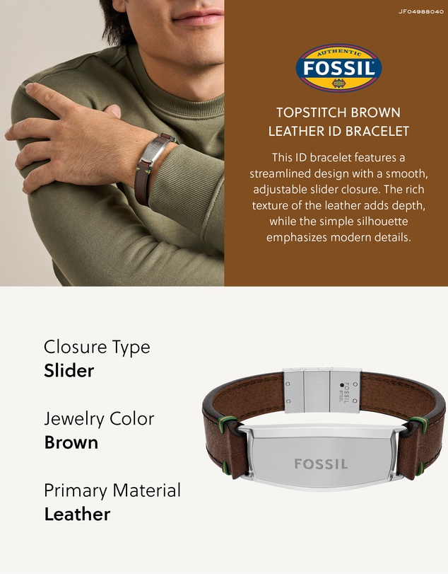 Fossil - Everett Brown Bracelet