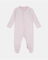 Nike - Striped Footed Coverall - Babies