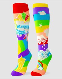 Crazy Skates - Crazy Socks Rainbow Dream Knee-High Socks