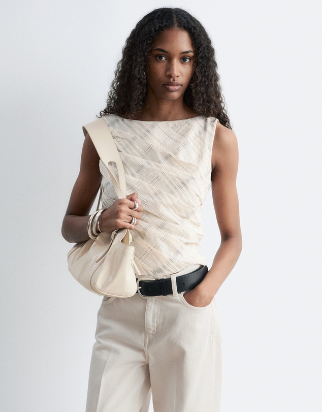 & Other Stories - Textured Boatneck Top