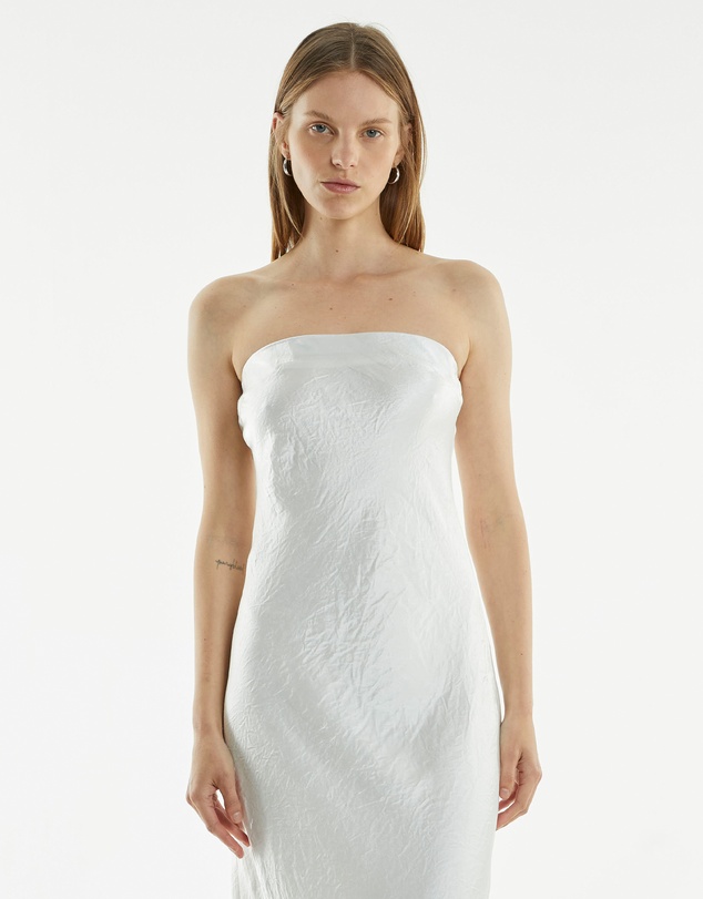 Third Form - Crush Bias Strapless Dress