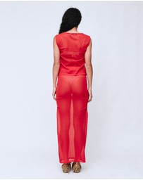 Wynn Hamlyn - Emma Sheer Knit Maxi Skirt