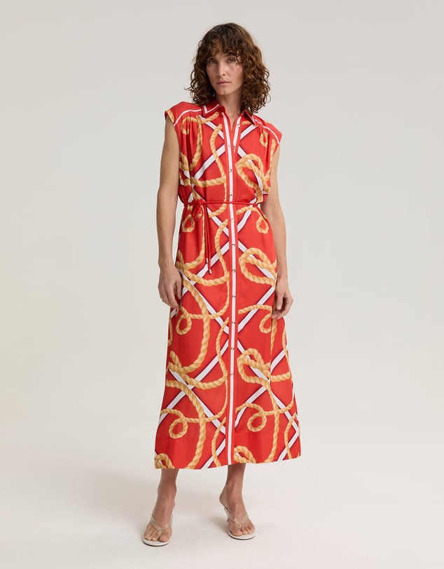 Sportscraft - Clove Print Shirt Dress