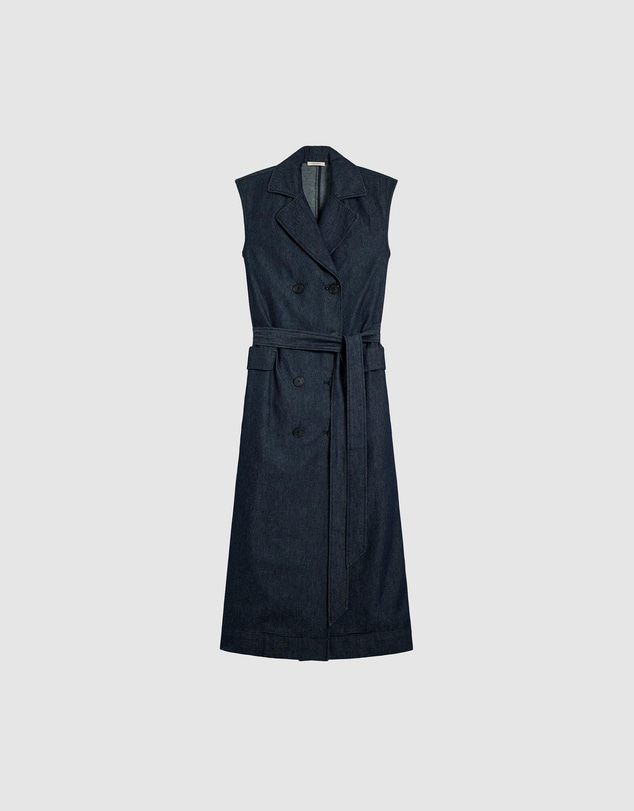 Trenery - Denim Sleeveless Trench Dress