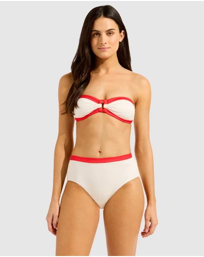Seafolly - Bandwave High Waisted Bikini Bottom