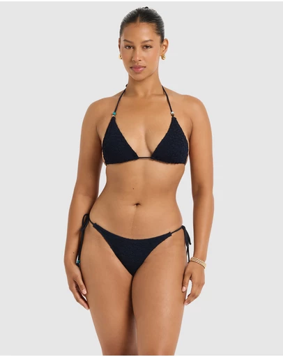 Bond-Eye Swimwear - Beaded Ingrid Tri Bikini Top