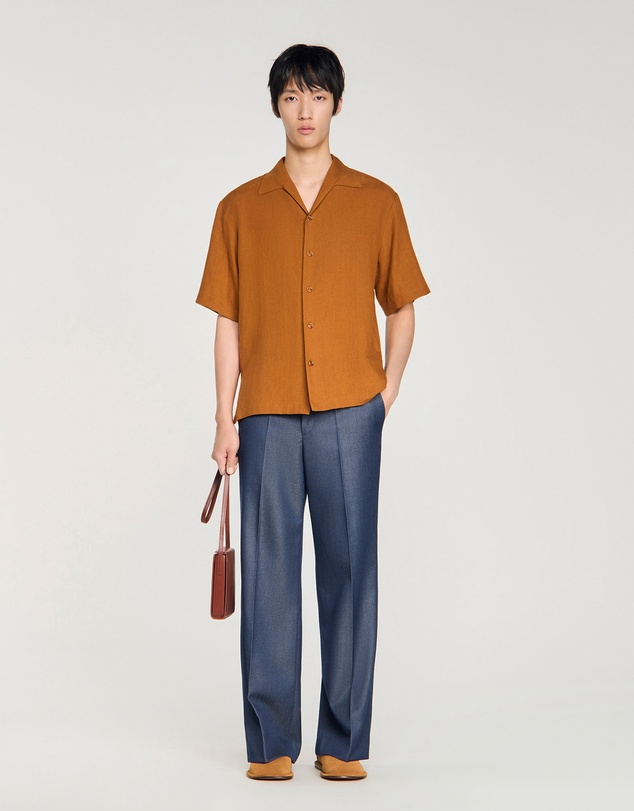 Sandro - Requin Linen Mc Shirt