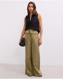 The Fated - Lara Collared Vest Top
