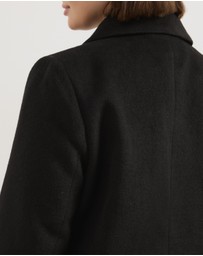 Atmos&Here Curvy - Romy Wool Blend Coat