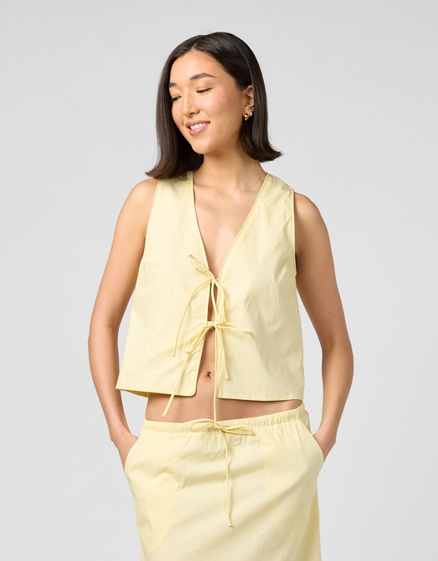 MVN - Daffodils Summer Tie Vest Top