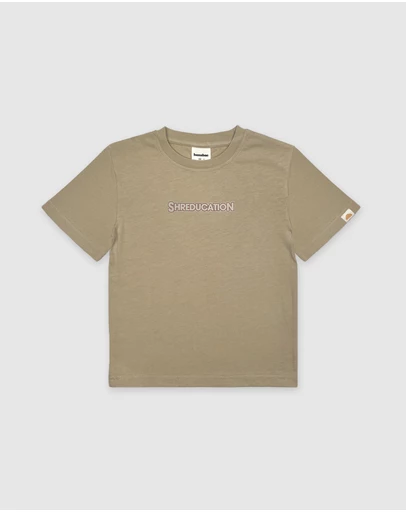 Banabae - Shreducation Kids Organic Cotton Tee - Tan