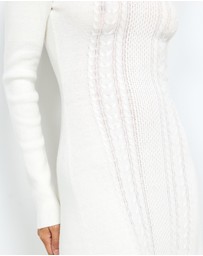 AERE - Ren Cable Knit Maxi Dress