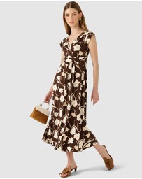 SACHA DRAKE - Cappuccino Midi Dress