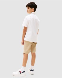 Tommy Hilfiger - Short Sleeve Oxford Shirt - Kids