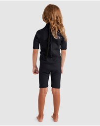 Billabong - Girls 2 to 6 2/2mm Foil Back Zip Springsuit