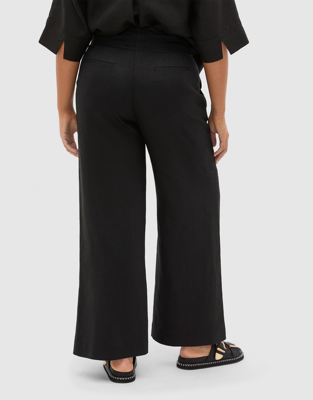 Seed Heritage - Core Linen Waisted Pant