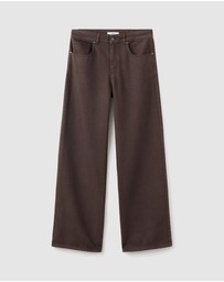 M.N.G - Mid-Rise Straight Jeans