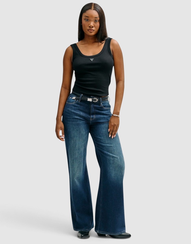 GUESS - High-Rise Bellflower Wide Leg Jeans
