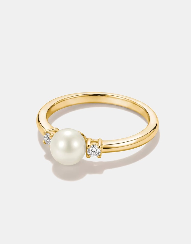 THOMAS SABO - THOMAS SABO Ring pearl with zirconia