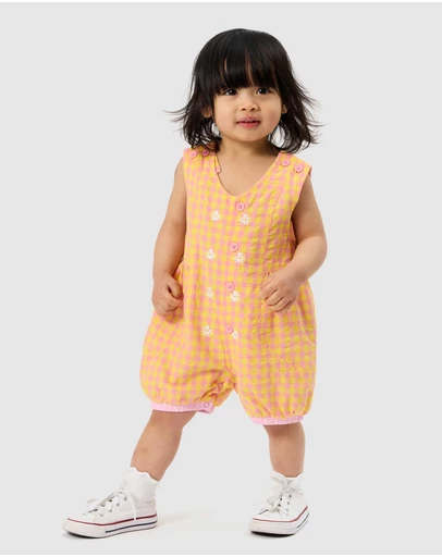 Goldie + Ace - Lightweight Cotton Bubble Romper - ICONIC EXCLUSIVE - Babies