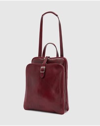 Florence - The Emma Red 3-in-1 Convertible Backpack