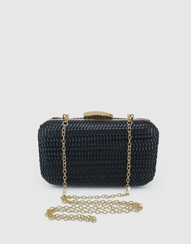 Izoa - Sophia Woven Clutch