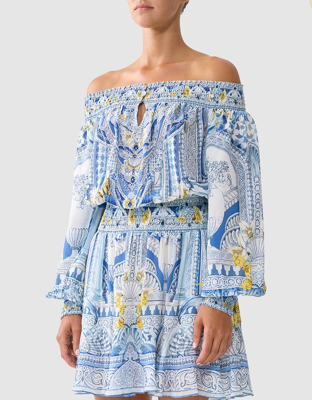 Camilla - Off Shoulder Short Dress
