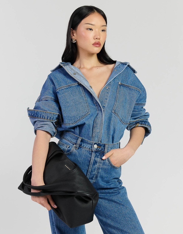 SABEN - Kip Shoulder Bag Black Lightly Milled