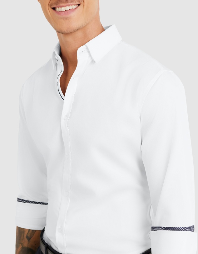 Tarocash - Iko Slim Stretch Bamboo Shirt