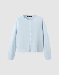 M.N.G - Fine-Knit Straight-Fit Cardigan