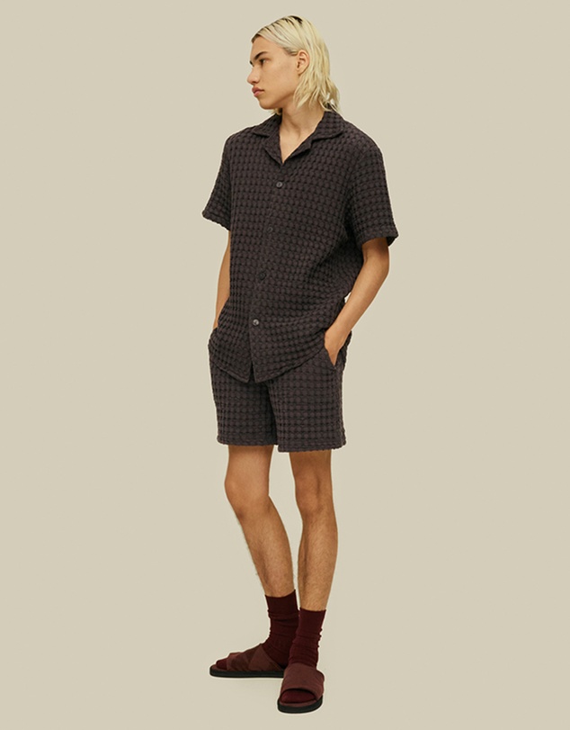 OAS Company - Navy Terry Shorts - Unisex