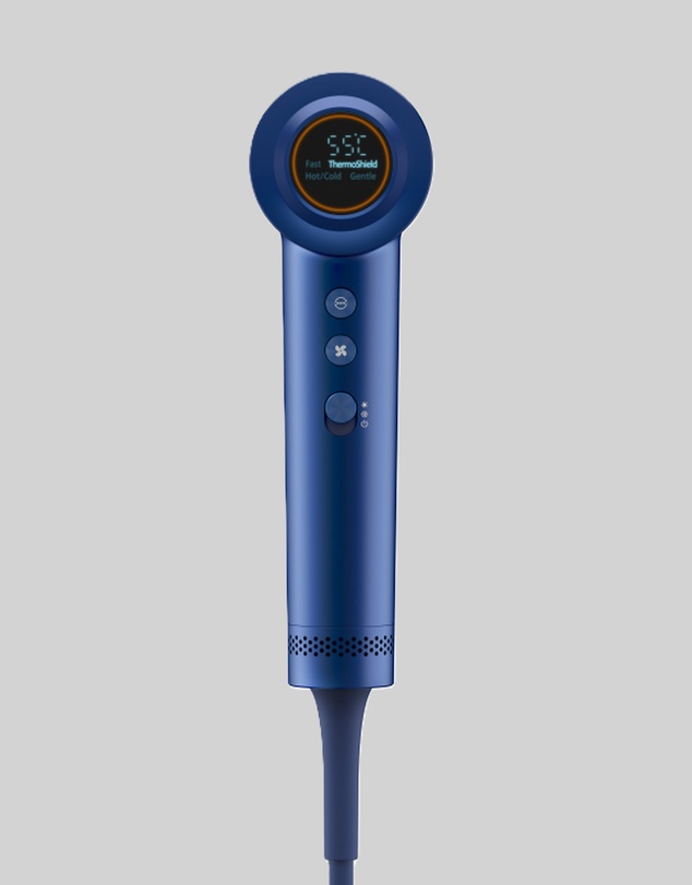 Philips - Philips Hair Dryer 8000, ThermoShield sensor, BLDC motor, Navy Blue