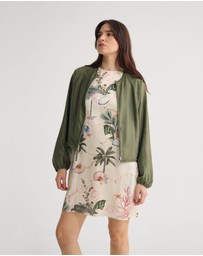 Oxford - Cindy Unlined Bomber Jacket