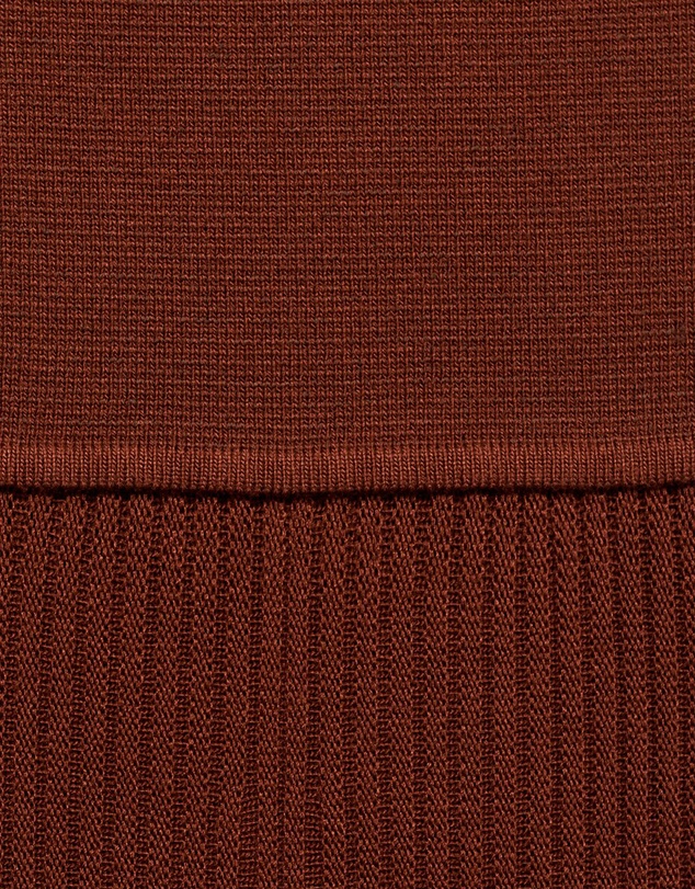M.N.G - Asymmetrical Combined-Knit Dress