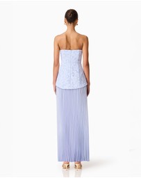 Elliatt - Lacy Strapless Gown
