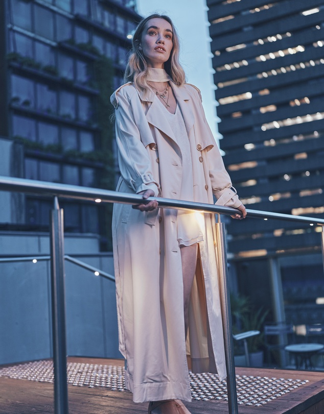 Belle & Bloom - Major Mood Soft Maxi Trench