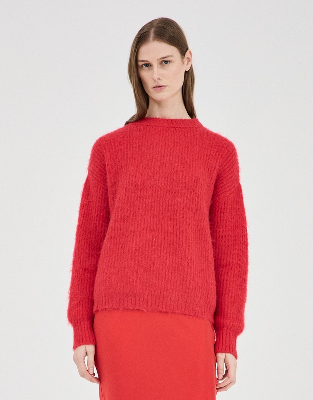 FRIEND of AUDREY - Fluffy Mohair Wool Jumper