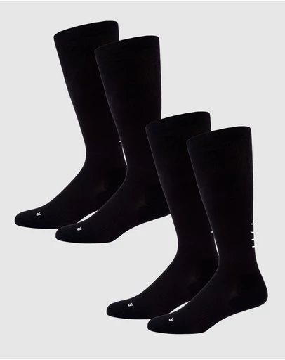 Pussyfoot - 2 Pack Compression Knee High Socks – Supportive & Anti-bacterial