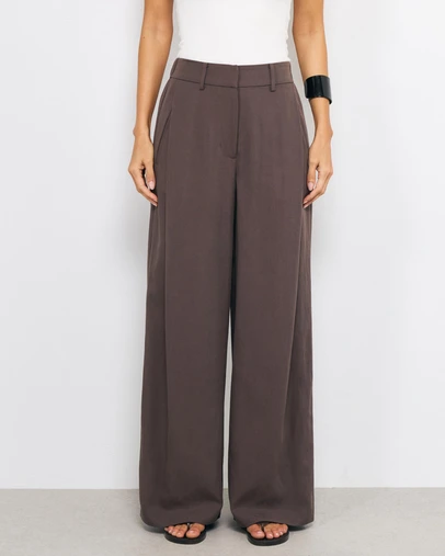 AERE - Eloise Tailored Summer Suiting Pants