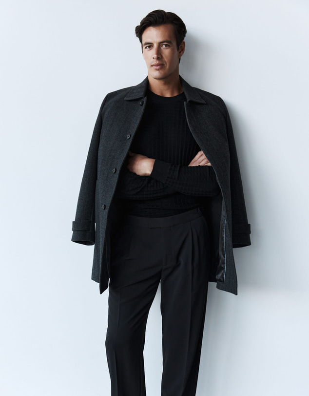 SABA - Corey Herringbone Wool Coat