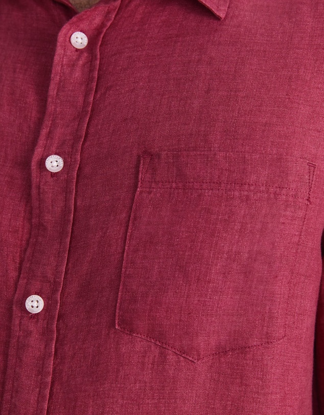 Sportscraft - Linen Long Sleeve Delave Shirt