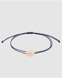 Kuzzoi - ICONIC EXCLUSIVE - Bracelet Male Shell Blue Nylon