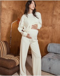 Soon Maternity - Harriette Wide Cotton Pants