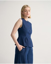 Oxford - Katie Denim Waistcoat