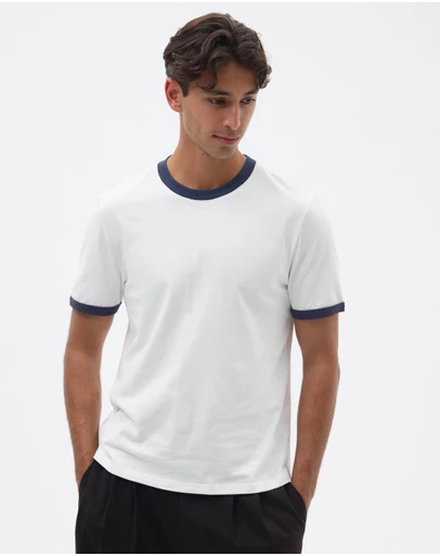 AERE - Fitted Ringer Tee