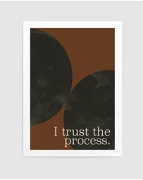 Olive et Oriel - Golden Mantras No31 by Treechild Art Print