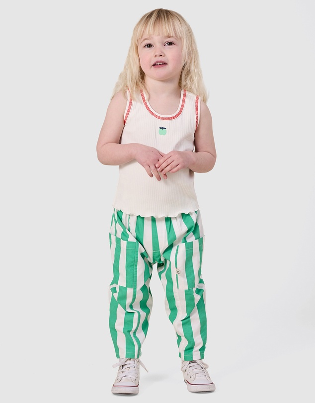 Goldie + Ace - Happy Stripe Lightweight Kit Pocket Pants - Babies-Kids