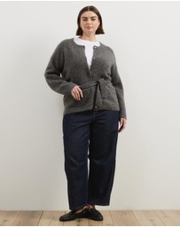 Atmos&Here Curvy - Jovie Boucle Knit Cardigan