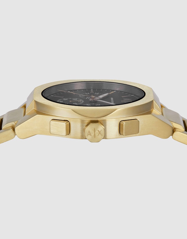 Armani Exchange - Gold Tone Chronograph Watch